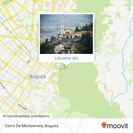 Mapa de Cerro De Monserrate