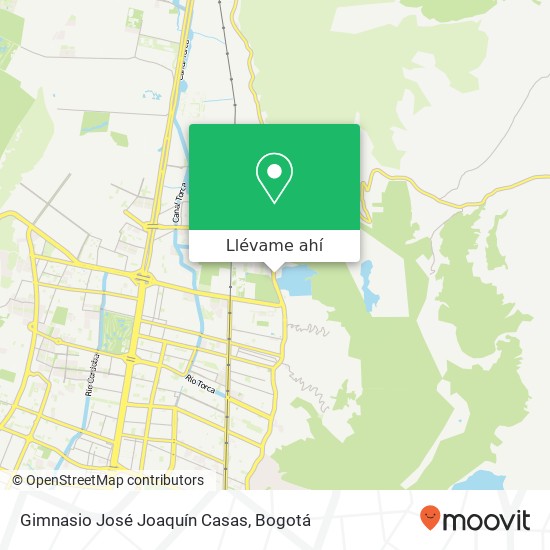 Mapa de Gimnasio José Joaquín Casas