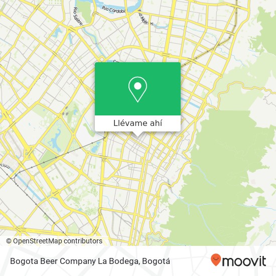 Mapa de Bogota Beer Company La Bodega