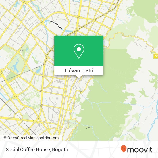 Mapa de Social Coffee House