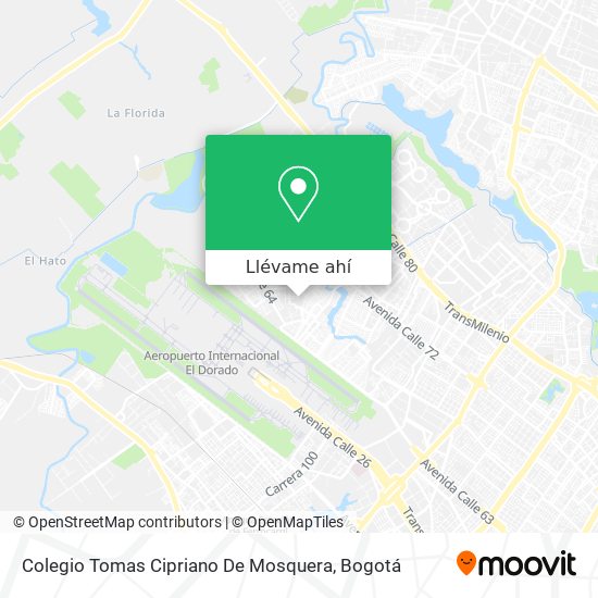 Mapa de Colegio Tomas Cipriano De Mosquera