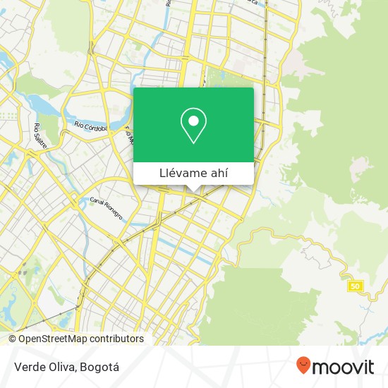Mapa de Verde Oliva