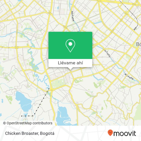 Mapa de Chicken Broaster