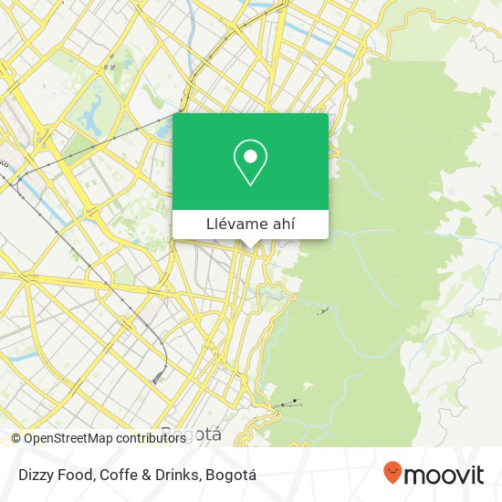Mapa de Dizzy Food, Coffe & Drinks