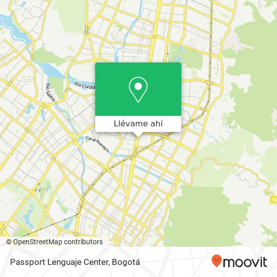 Mapa de Passport Lenguaje Center