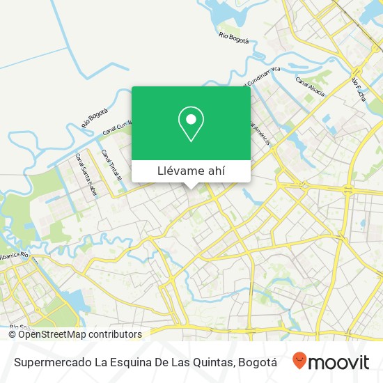 Mapa de Supermercado La Esquina De Las Quintas