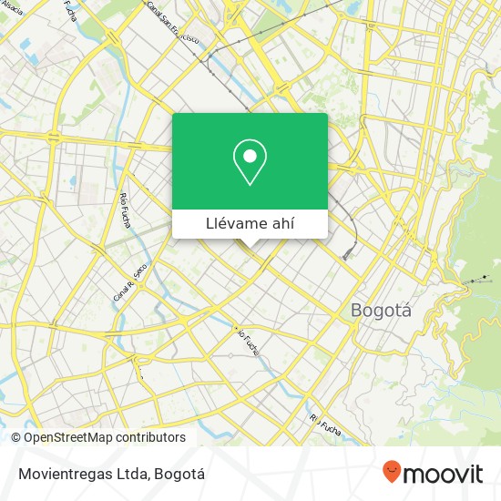 Mapa de Movientregas Ltda