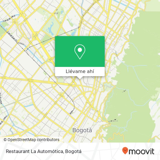 Mapa de Restaurant La Automótica