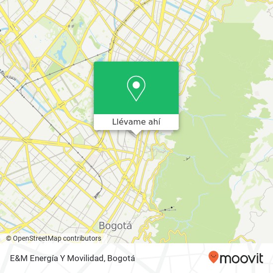 Mapa de E&M Energía Y Movilidad