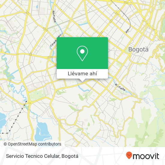 Mapa de Servicio Tecnico Celular