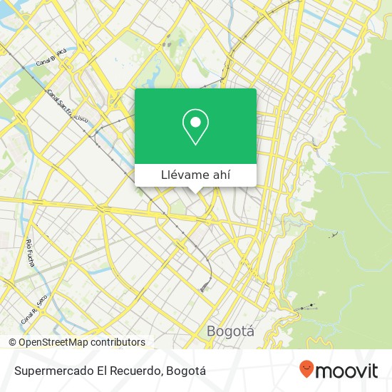 Mapa de Supermercado El Recuerdo