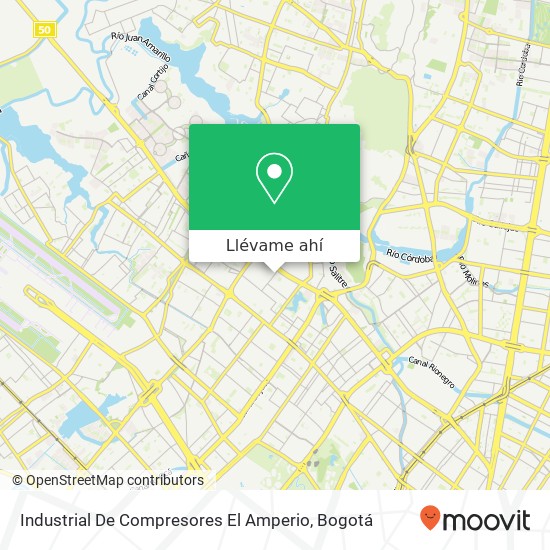 Mapa de Industrial De Compresores El Amperio