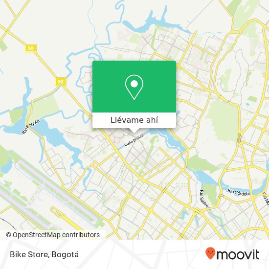 Mapa de Bike Store