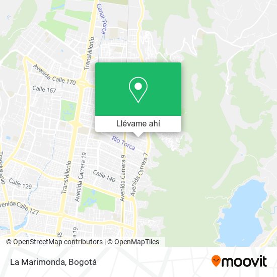 Mapa de La Marimonda