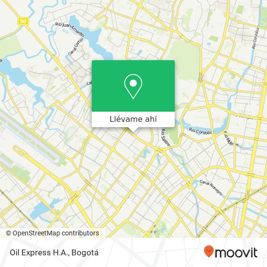 Mapa de Oil Express H.A.