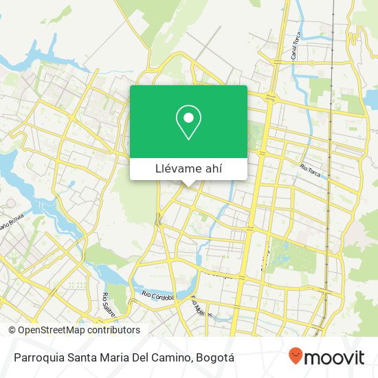 Mapa de Parroquia Santa Maria Del Camino