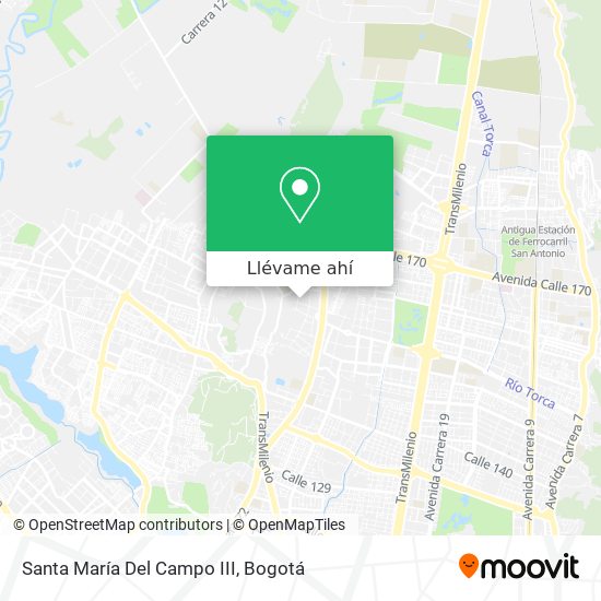Mapa de Santa María Del Campo III