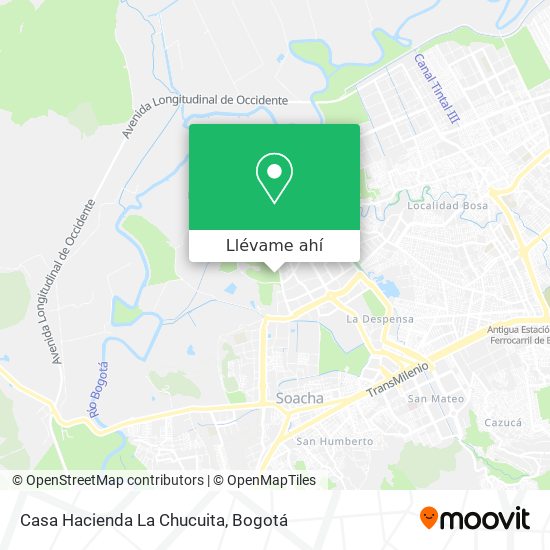 Mapa de Casa Hacienda La Chucuita