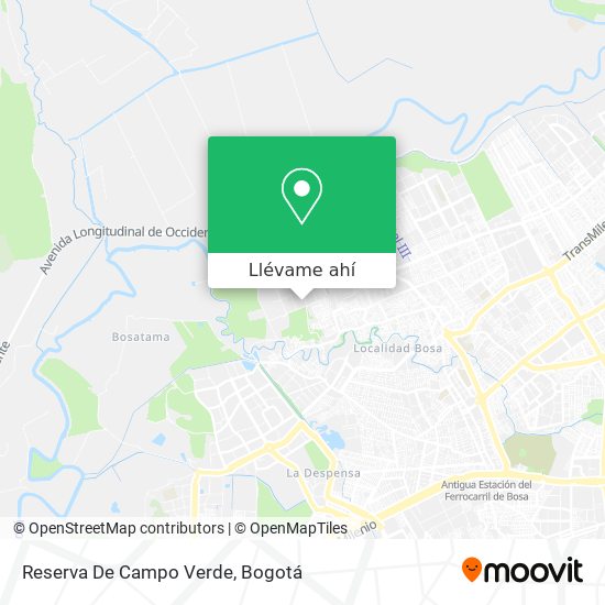 Mapa de Reserva De Campo Verde