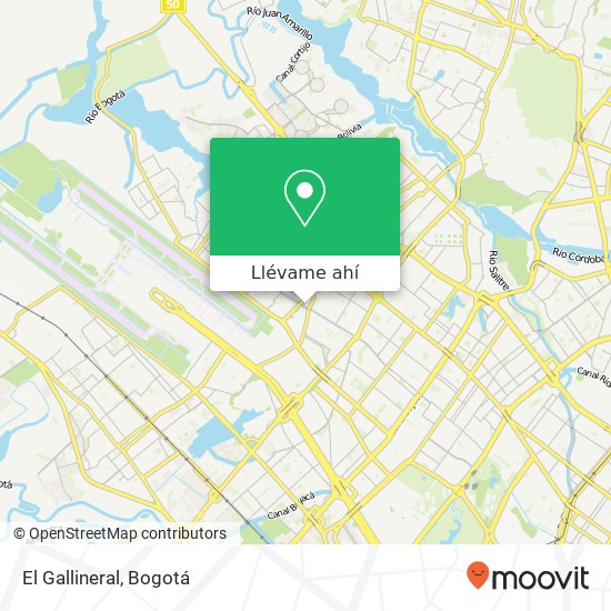 Mapa de El Gallineral