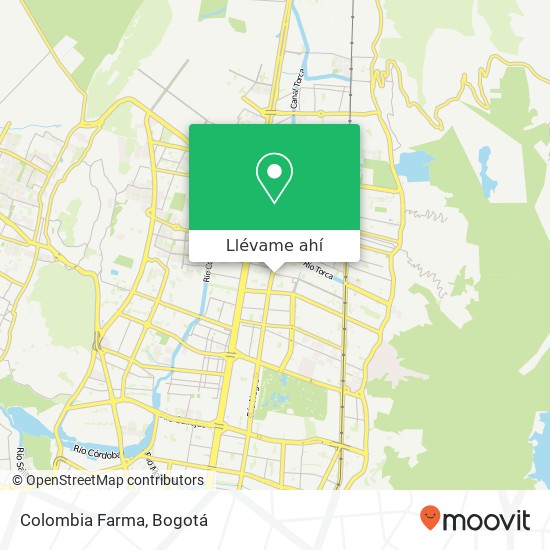 Mapa de Colombia Farma