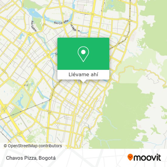 Mapa de Chavos Pizza