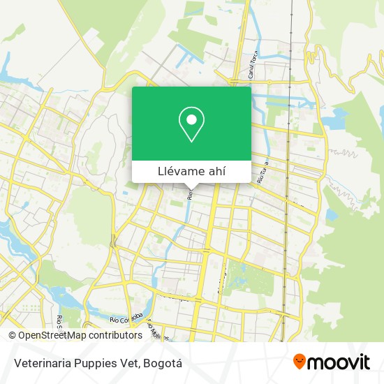 Mapa de Veterinaria Puppies Vet