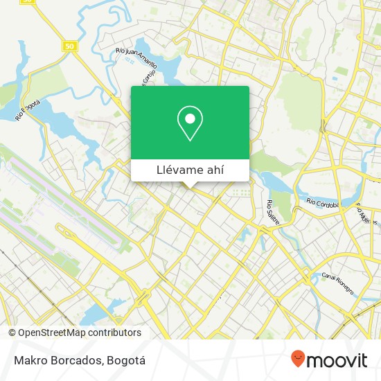 Mapa de Makro Borcados
