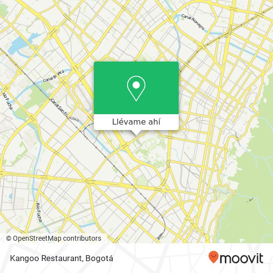 Mapa de Kangoo Restaurant