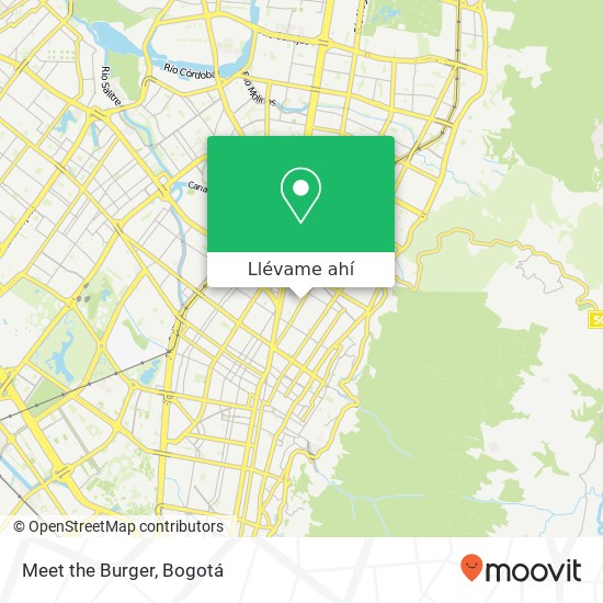 Mapa de Meet the Burger