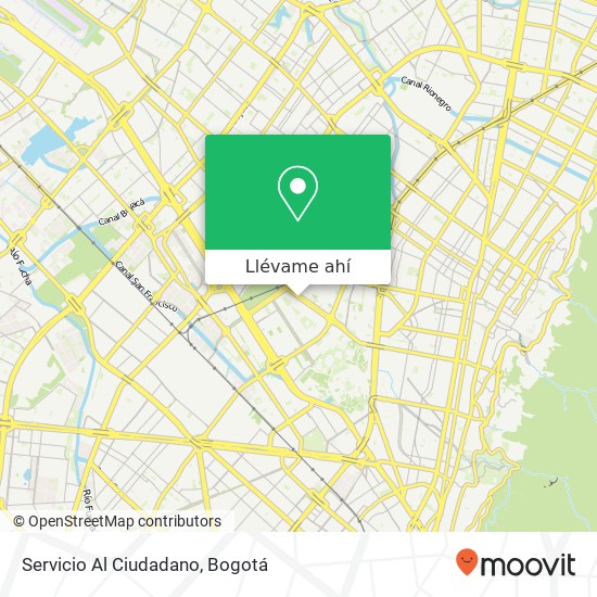 Mapa de Servicio Al Ciudadano