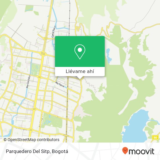 Mapa de Parquedero Del Sitp
