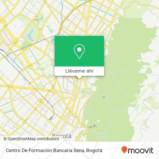 Mapa de Centro De Formación Bancaria Sena