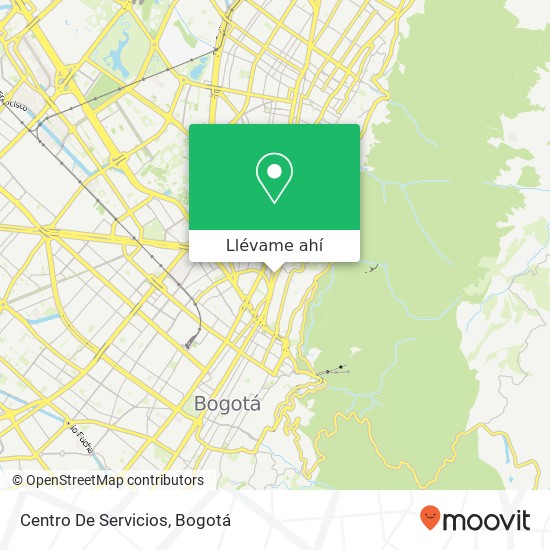 Mapa de Centro De Servicios