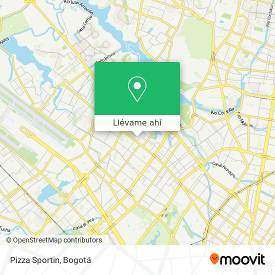 Mapa de Pizza Sportin