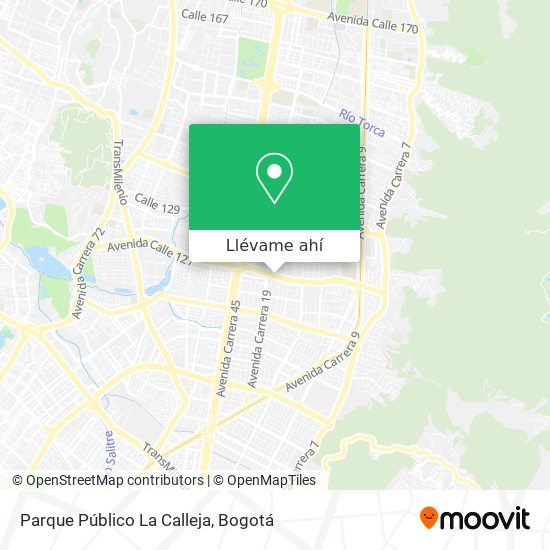 Mapa de Parque Público La Calleja