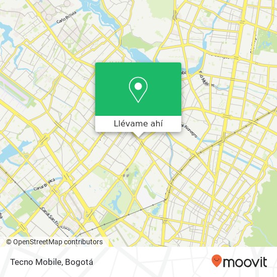 Mapa de Tecno Mobile