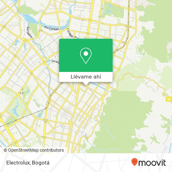 Mapa de Electrolux