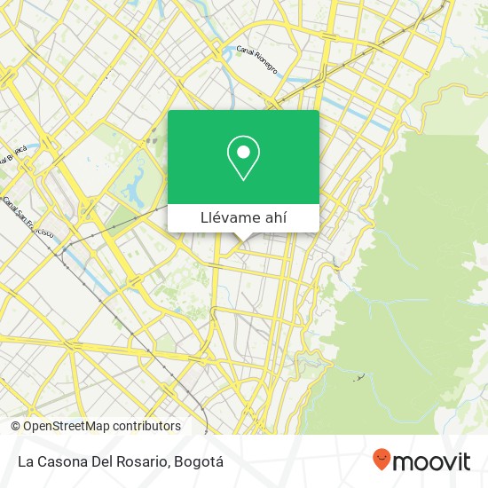 Mapa de La Casona Del Rosario