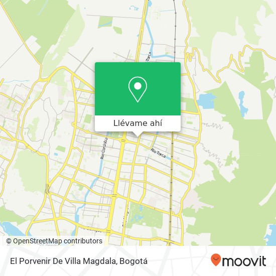 Mapa de El Porvenir De Villa Magdala