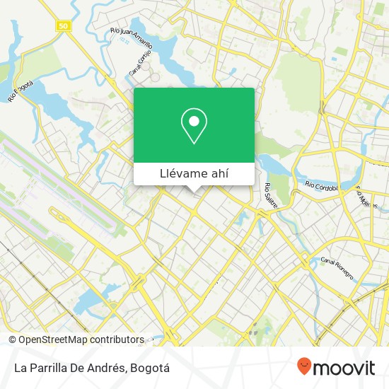 Mapa de La Parrilla De Andrés