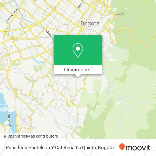 Mapa de Panaderia Pasteleria Y Cafeteria La Quinta