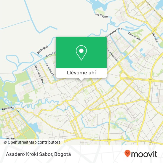 Mapa de Asadero Kroki Sabor