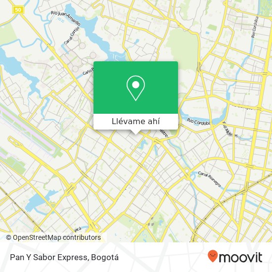 Mapa de Pan Y Sabor Express