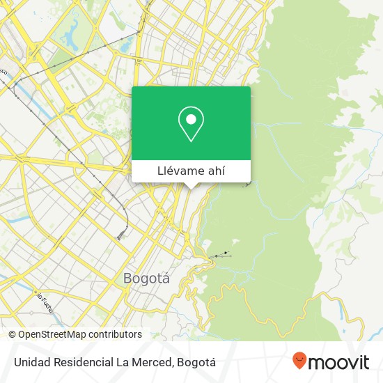 Mapa de Unidad Residencial La Merced