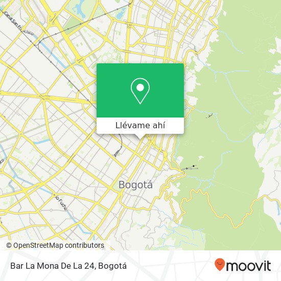 Mapa de Bar La Mona De La 24