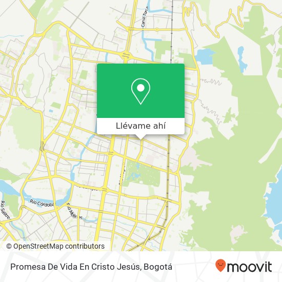 Mapa de Promesa De Vida En Cristo Jesús