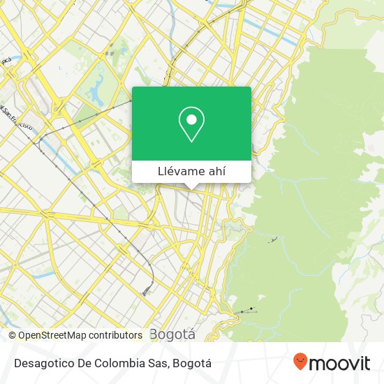 Mapa de Desagotico De Colombia Sas