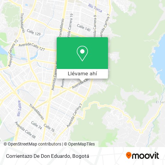 Mapa de Corrientazo De Don Eduardo