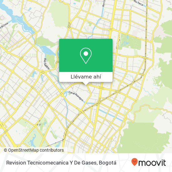 Mapa de Revision Tecnicomecanica Y De Gases